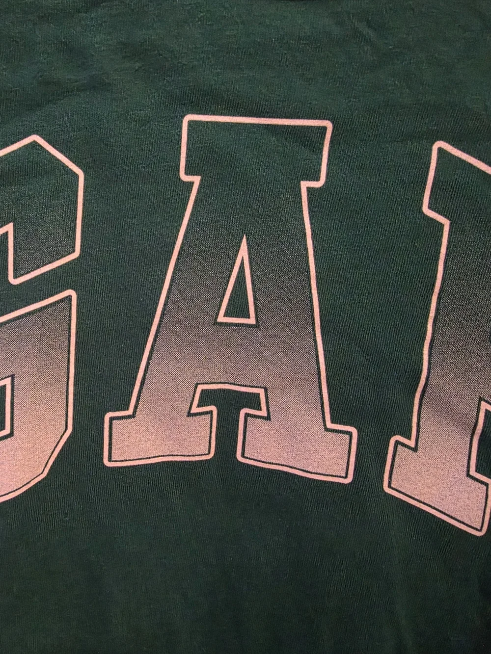 GAP Green Long-Sleeve Teesize 10/12 (Lrge Kids)